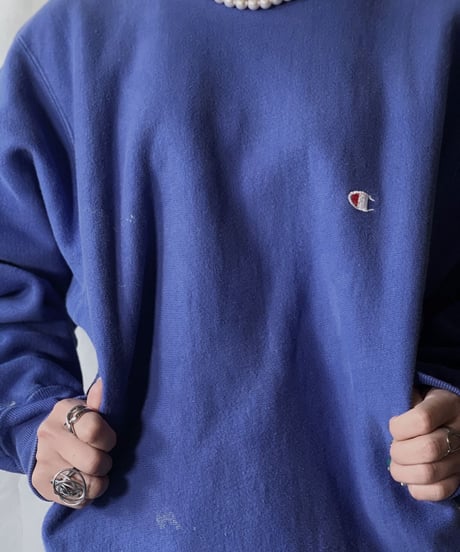 【USED】90's USA Champion Reverse Weave Sweat One Point /210210-020