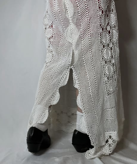 【RE;CIRCLE】 RE Granny Knit×Lace N/S One-piece②/210917-009
