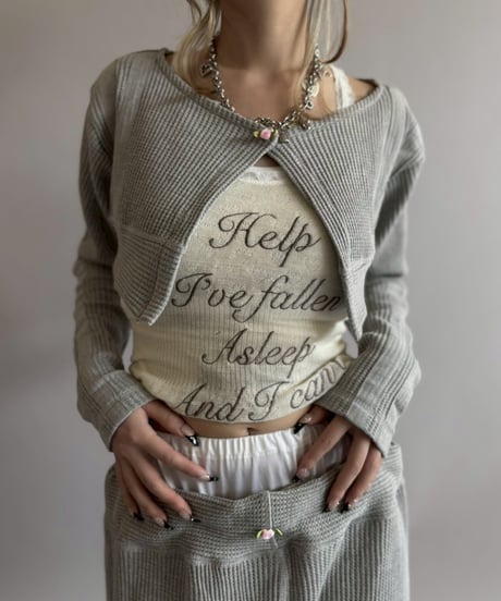【RE;CIRCLE】 RE Thermal Cardigan / 260420-027