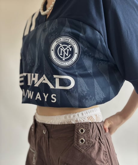 【USED】 adidas 20~21's New York City FC Soccer Shirt  / 250607-002