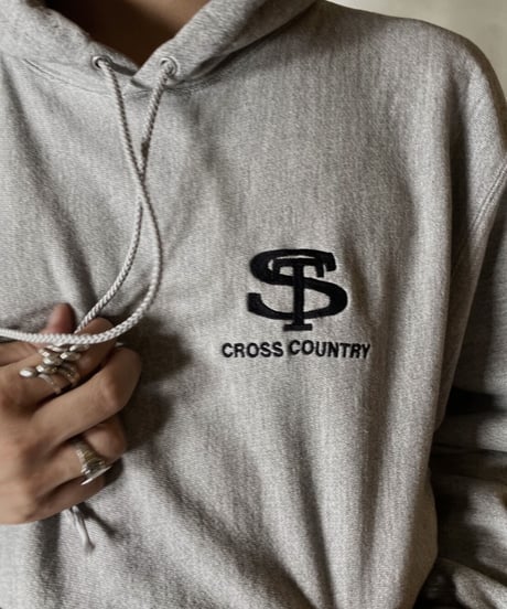 【USED】  Champion Reverse Weave Sweat CROSS COUNTRY/210902-049