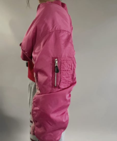 【RE;CIRCLE】 RE MA1 Sleeve Switching Short Jacket / 231214-001