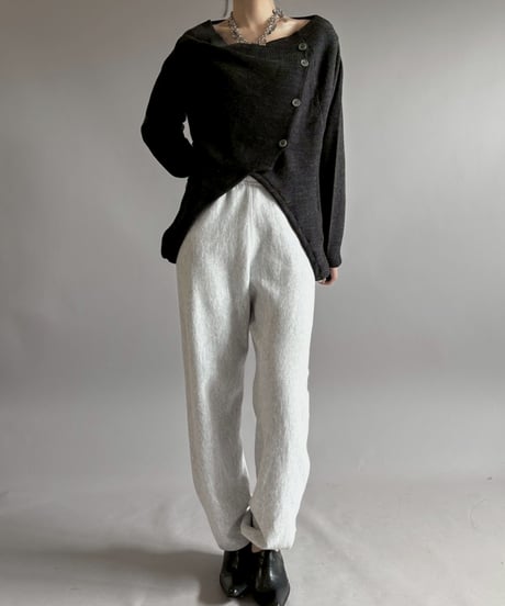 【RE;CIRCLE】 RE Deformed Acrylic Cardigan / 260312-006