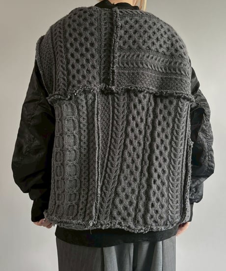 【RE;CIRCLE】 RE MA1 × Alan Knit Jacket / 251225-005