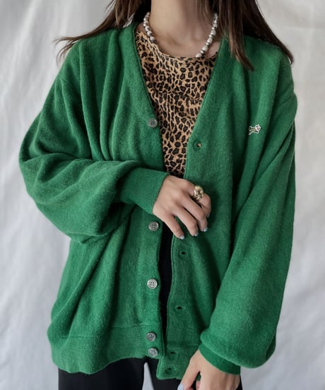 【USED】   THE FOX Acrylic Knit Cardigan/211007-001