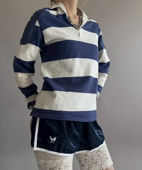 【USED】 DONMOOR Made in USA Rugby Shirt / 260228-003