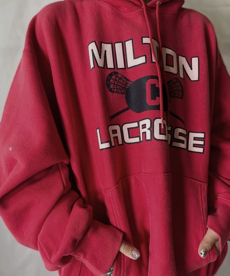 【USED】  Champion Reverse Weave Hoodie MILTON LACROSSE/210902-007