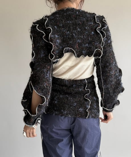 【RE;CIRCLE】 RE Mellow Knit Cardigan + Tube Top  /  250123-007