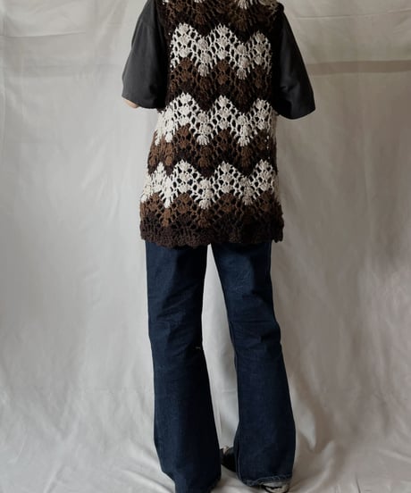 【USED】  Crochet Vest/210825-032