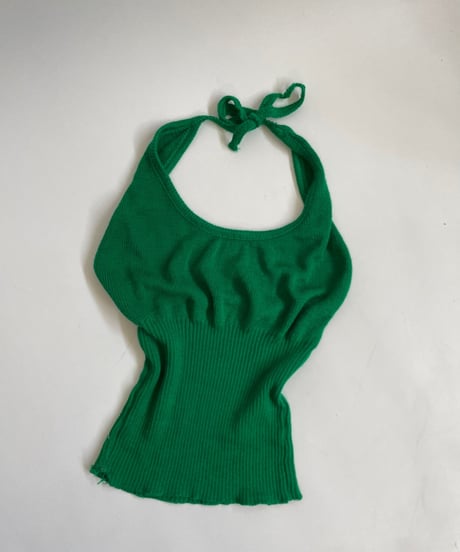 【USED】 Knit Halter-Top / 220711-019