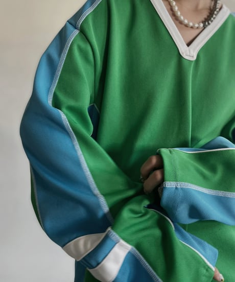 【USED】 Long Sleeved Soccer T-shirt / 220604-005