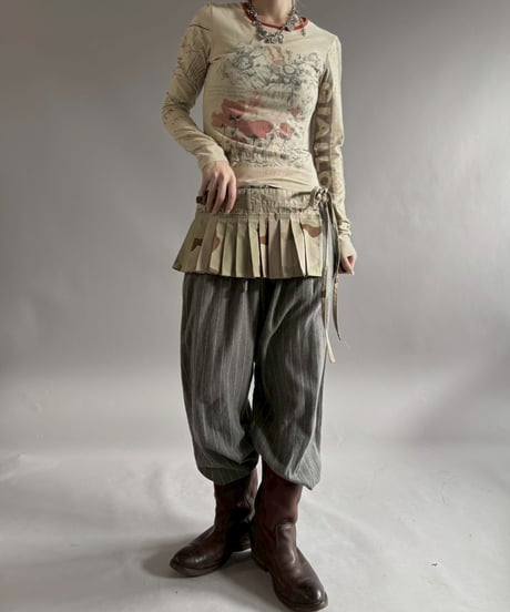 【RE;CIRCLE】 RE Military Camouflage Wrap Skirt / 260226-004