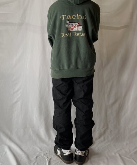 【USED】  Champion Reverse Weave Hoodie Tuche Real Estate/210902-039