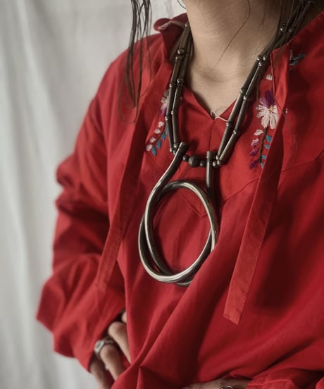 【RE;CIRCLE】RE Embroidery Ethnic Mexican Parker ⑥/210617-024