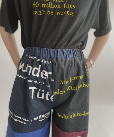 【RE;CIRCLE】 RE Eco-Friendly Bag Pants Navy Blue / 220804-015