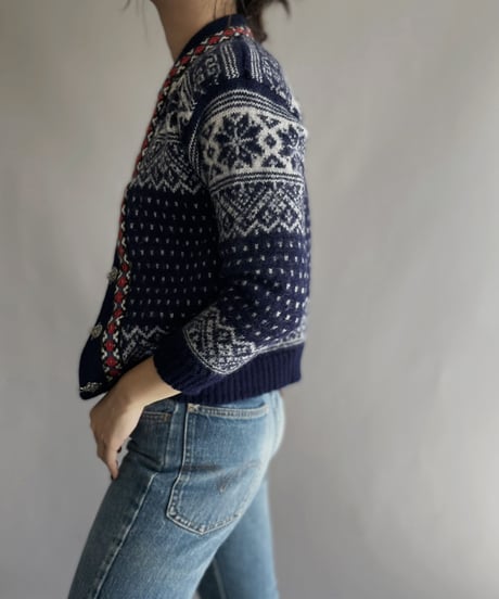 【USED】  Tyrolean Knit Cardigan / 221029-004