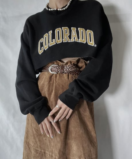 【USED】   Cut off Sweat COLORADO/210926-010