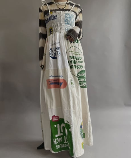 【RE;CIRCLE】RE Eco-Friendly Bag Shirring One-piece / 230327-020