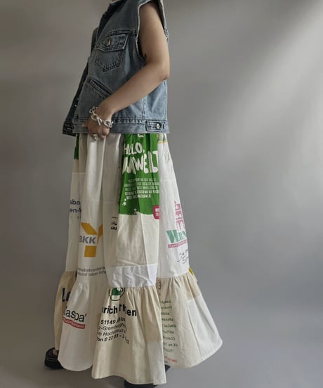 【USED】 Made in USA Levi's Cut Off Denim Vest/ 230727-022