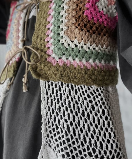 【RE;CIRCLE】 RE Granny × Crochet N/S Gown①/211014-011