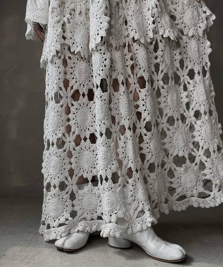 【RE;CIRCLE】 RE Crochet L/S One-piece③/20220317-023