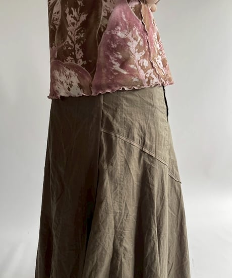 【USED】 Design Flare Skirt  / 250726-025