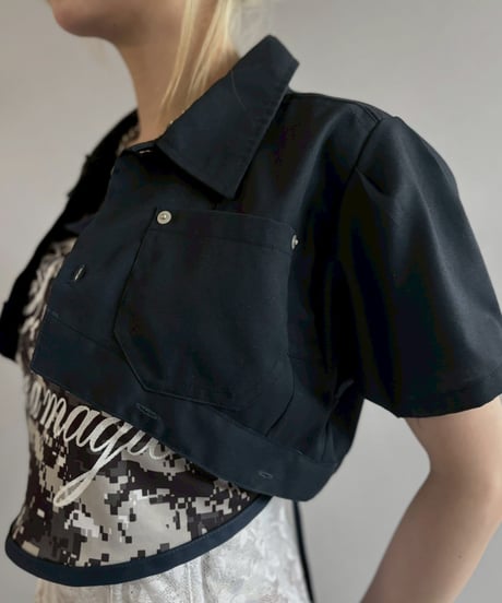 【Chinatsu Aoyama】 RE Makers Shirt Navy / 260702-016