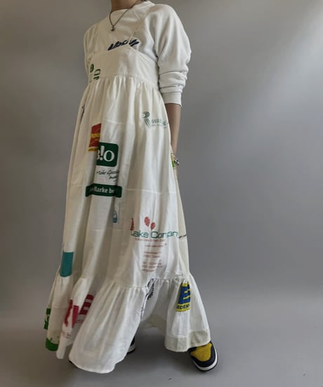 【RE;CIRCLE】RE Eco-Friendly Bag Camisole Long One-piece / 2300828-003