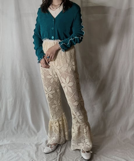 【RE;CIRCLE】 RE Crochet Pants②/210512-014