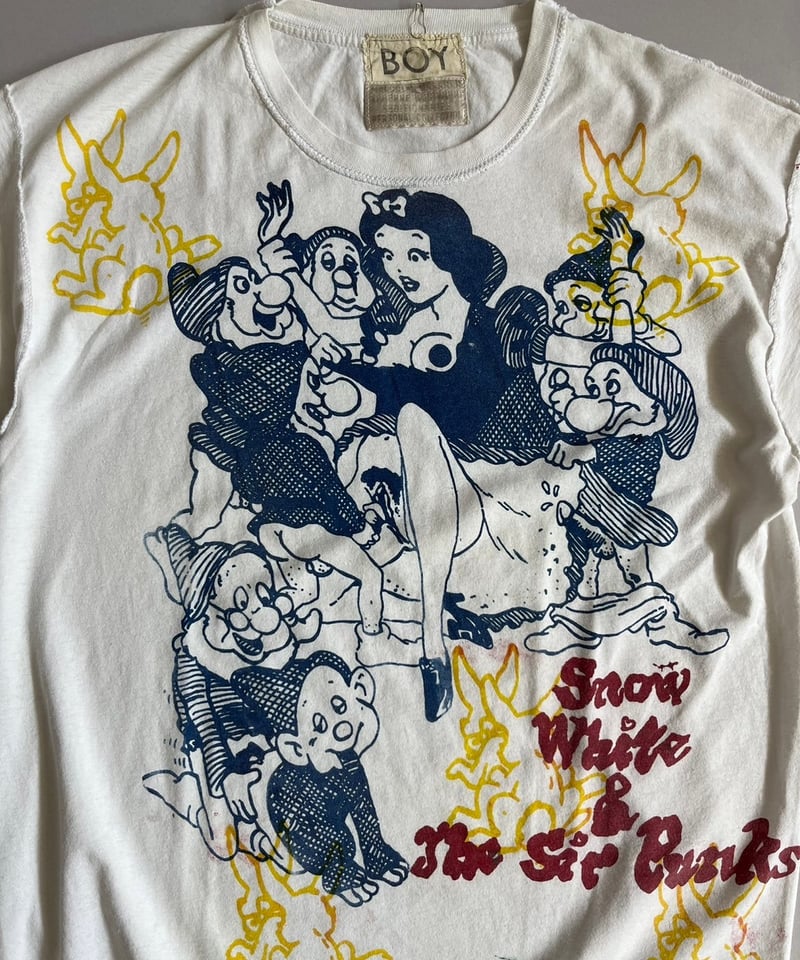 USED 】BOY SEDITIONARIES 白雪姫 T-Shirt /240429-11 USED 】BOY SEDITIONARIES 白雪姫 T-Shirt /240429-11