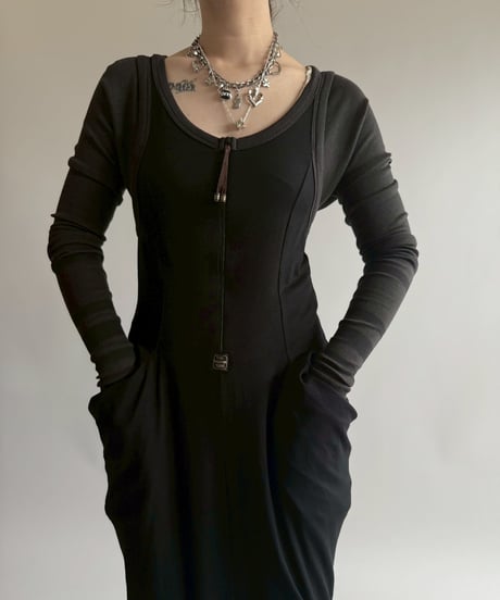 【USED】 Cop.Copine Asymmetry Design L/S One-Piece   /250412-028