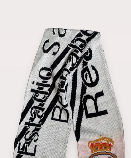 【USED】 Knit Soccer Muffler REAL MADRID/ 240108-020
