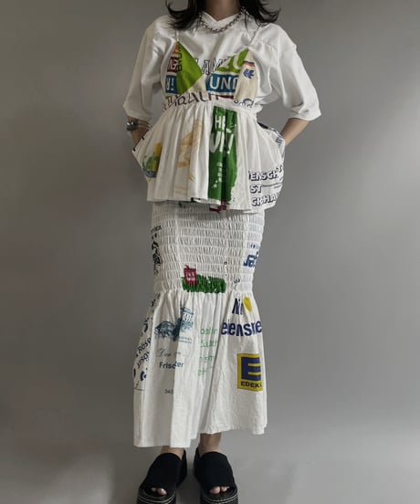 【RE;CIRCLE】RE Eco-Friendly Bag Camisole Bustier / 230622-021
