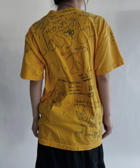【USED】 Short Sleeved Message T-shirt / 220604-021