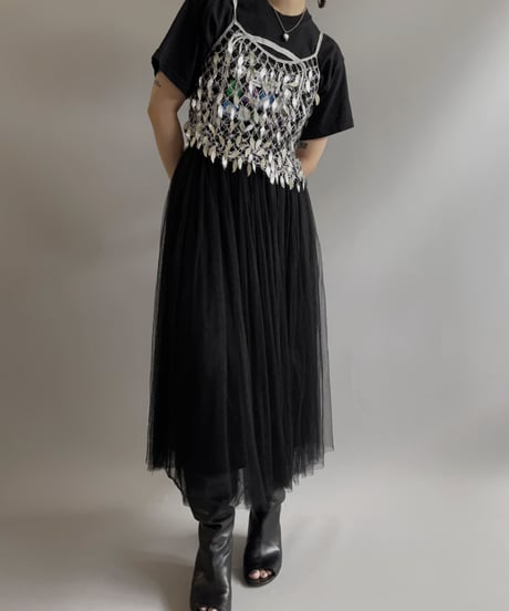 【USED】Mesh Long SKirt/ 230819-027