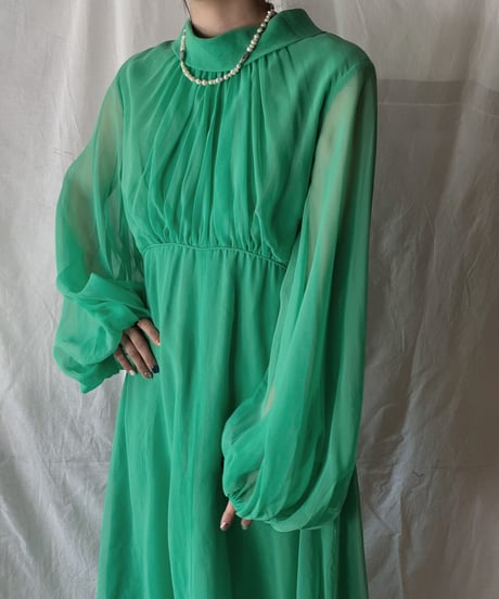 【USED】  Poly EURO Dress⑤/210407-023
