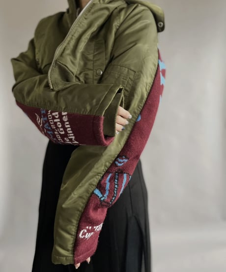 【RE;CIRCLE】 RE Short Soccer Muffler MA-1 / 230126-019
