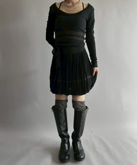 【USED】 Cop.Copine Balloon Hem One-Piece  /251014-020