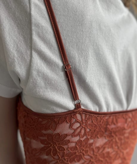 【USED】 Lace Patten Camisole / 260613-018
