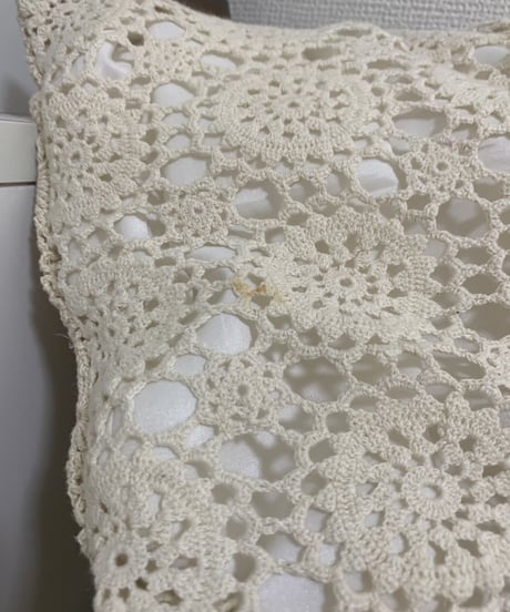 【RE;CIRCLE】RE Crochet Pillow Case/210614-006