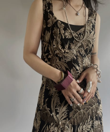 【USED】 Flower Patterned One-Piece/ 230715-005