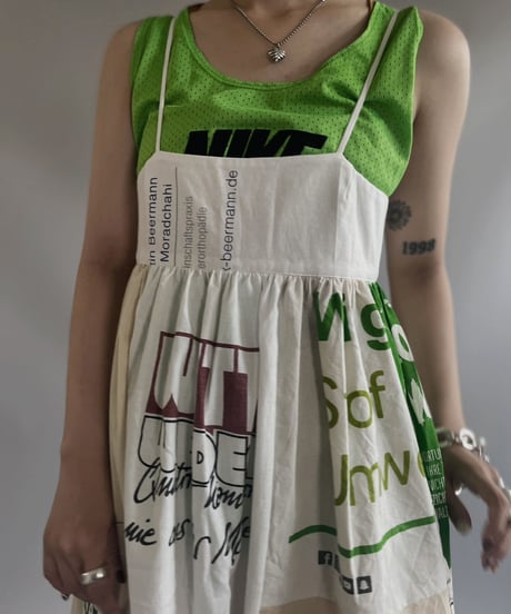【RE;CIRCLE】RE Eco-Friendly Bag Camisole Long One-piece / 230727-019