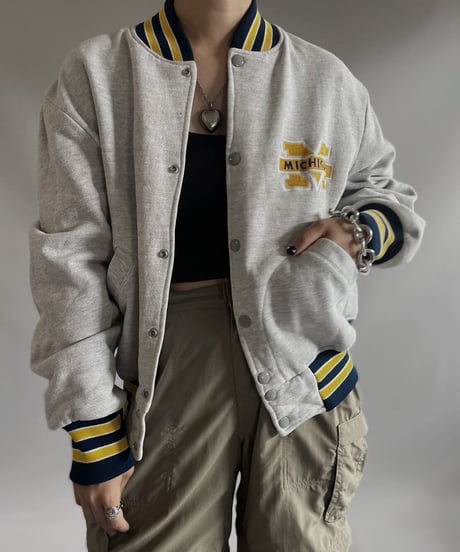 【USED】MICHIGAN College Jacket / 230930-016