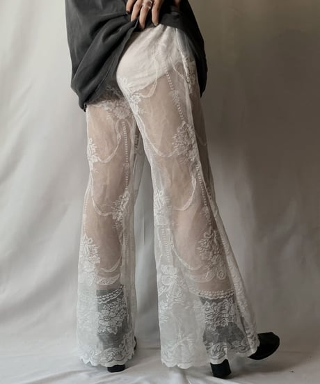 【RE;CIRCLE】 RE Lace Pants⑥/ 210801-072