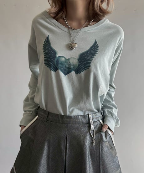 【USED】99's  HARLEY DAVIDSON L/S T-shirt / 251004-023
