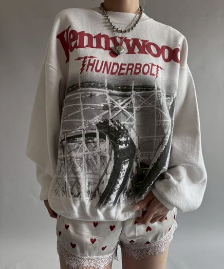 【USED】 MADE in USA FRUIT OF THE ROOM Kenny wood HUNDERBOL Sweat / 250927-011