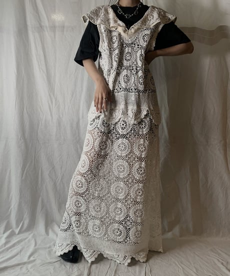 【RE;CIRCLE】 RE Lace N/S One-piece⑤/210714-009