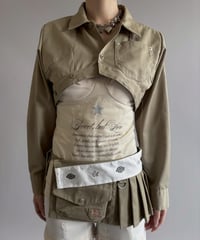 【Chinatsu Aoyama】 RE Makers Shirt Khaki / 260702-028