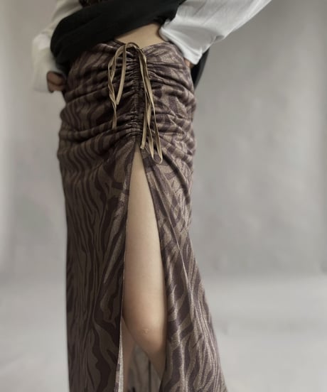 【USED】 Glitter Long Skirt / 230401-036