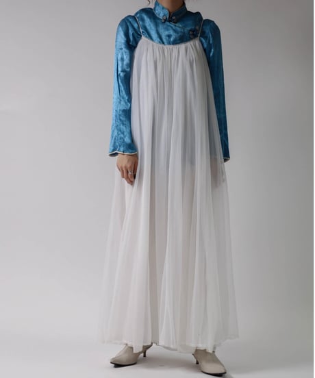【USED】 See-through Camisole Dress  ① / 220324-007